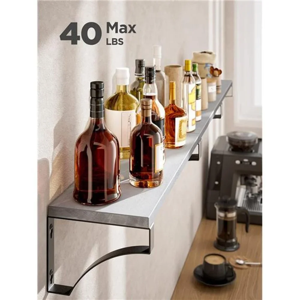 Floating Shelves Wall Mounted Set of 3 Bedroom Bathroom Kitchen Laundry Room